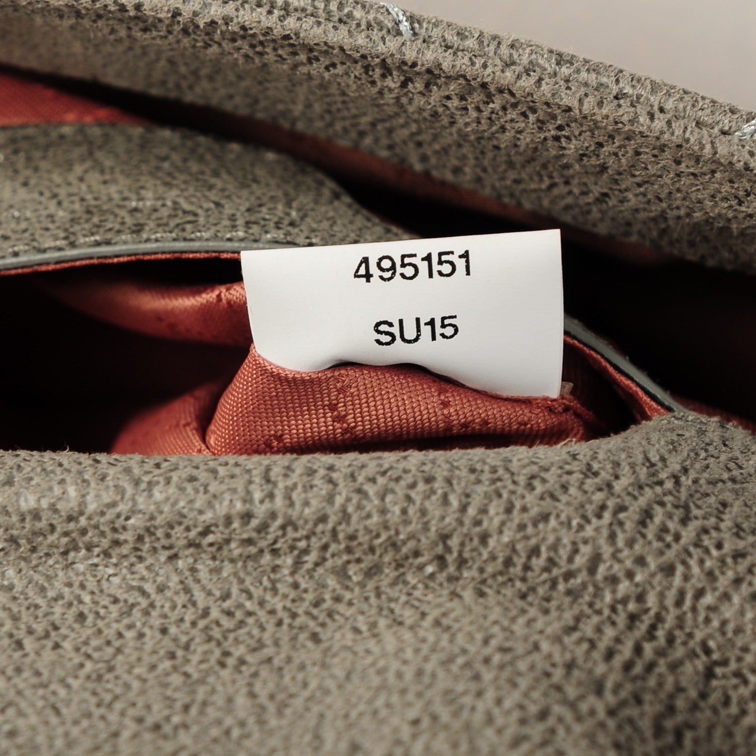 Stella McCartney Shaggy Deer Quilted Mini Falabella Light Grey 9 of 9