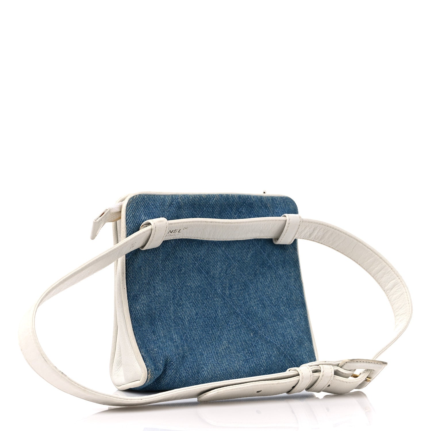 Chanel Denim Belt Bag Blue 3 of 19