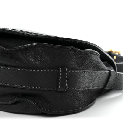 Chloe Calfskin Medium Marcie Round Crossbody Bag Black 9 of 12