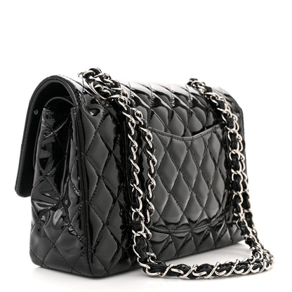 Chanel Patent Quilted Medium Double Flap Black 3 of 10