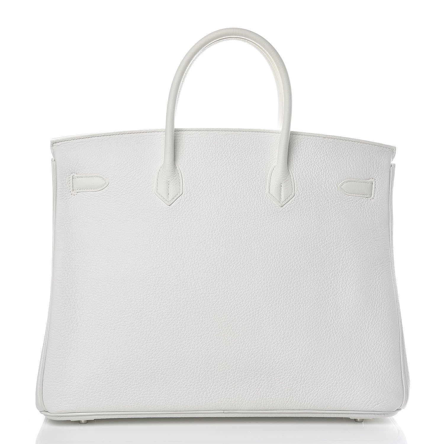 Hermes Taurillon Clemence Birkin 40 White 4 of 39