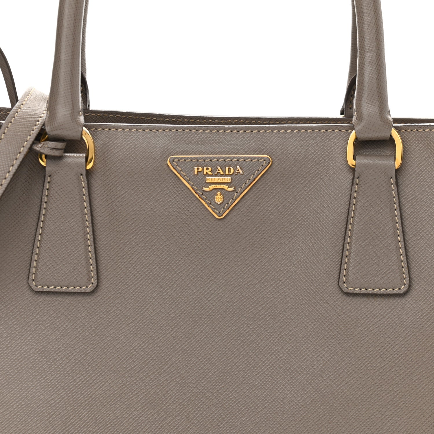 Prada Saffiano Lux Medium Tote Argilla 10 of 16
