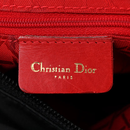 Christian Dior Nylon Cannage Medium Lady Dior Black 6 of 10