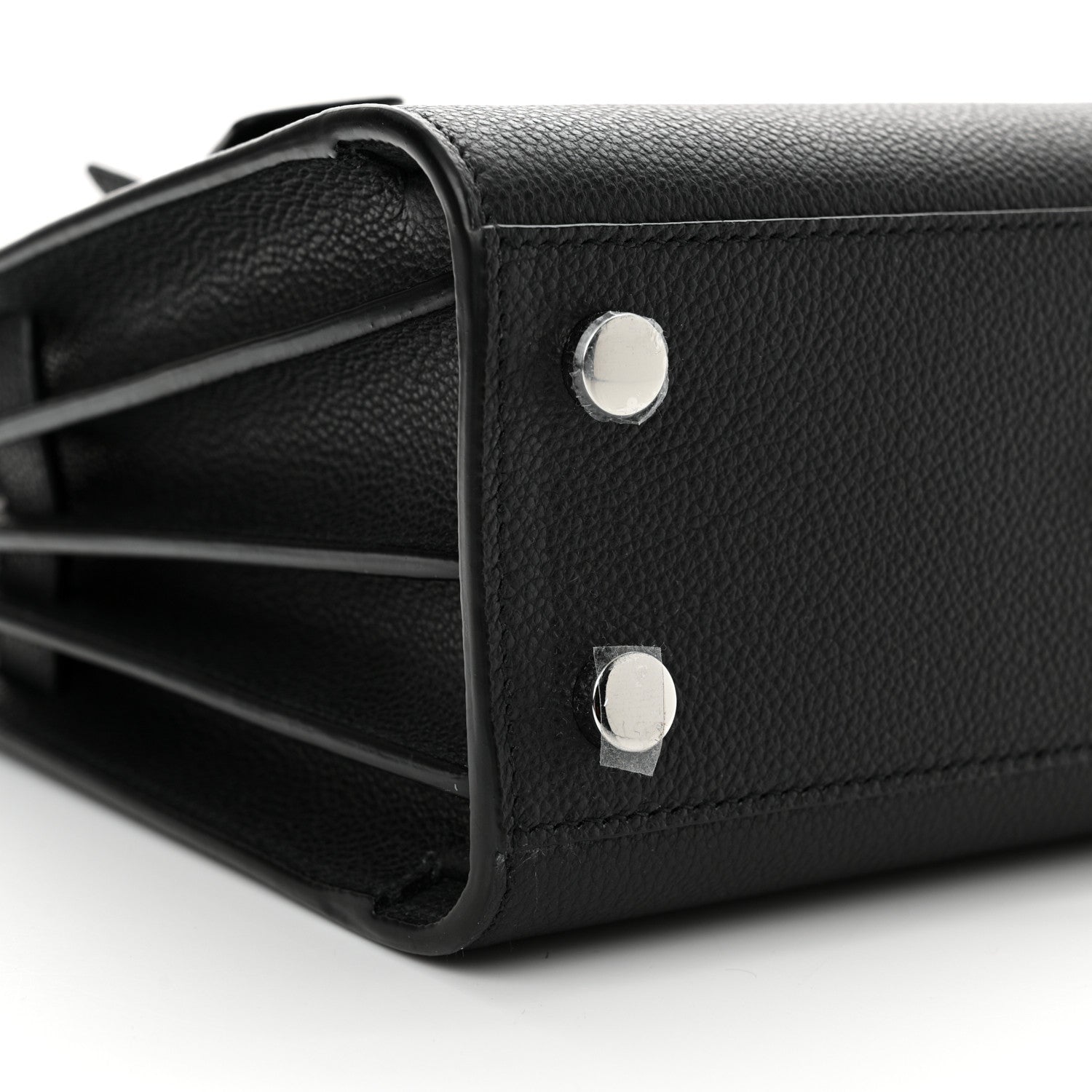 Saint Laurent Grained Calfskin Nano Sac De Jour Black 9 of 13