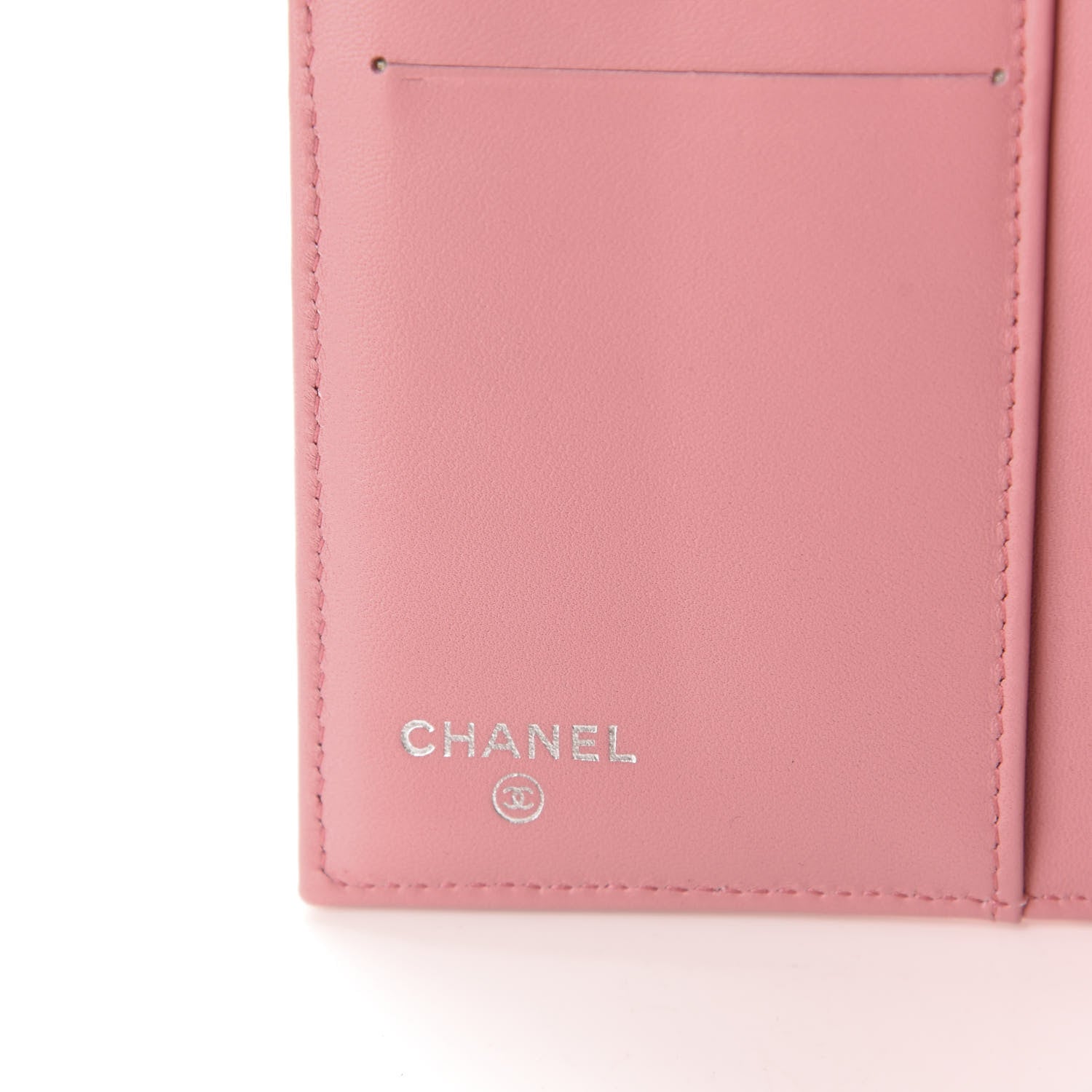 Chanel Lambskin Quilted Large Flap Wallet Pink 6 of 10