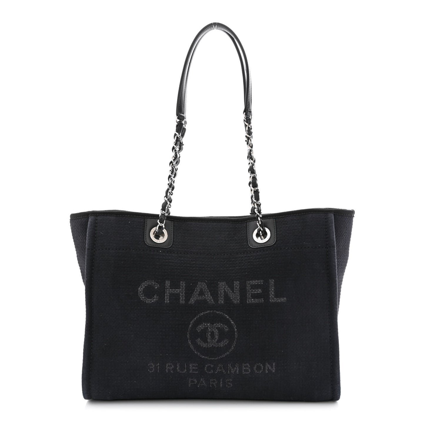 Mixed Fibers Small Deauville Tote Black