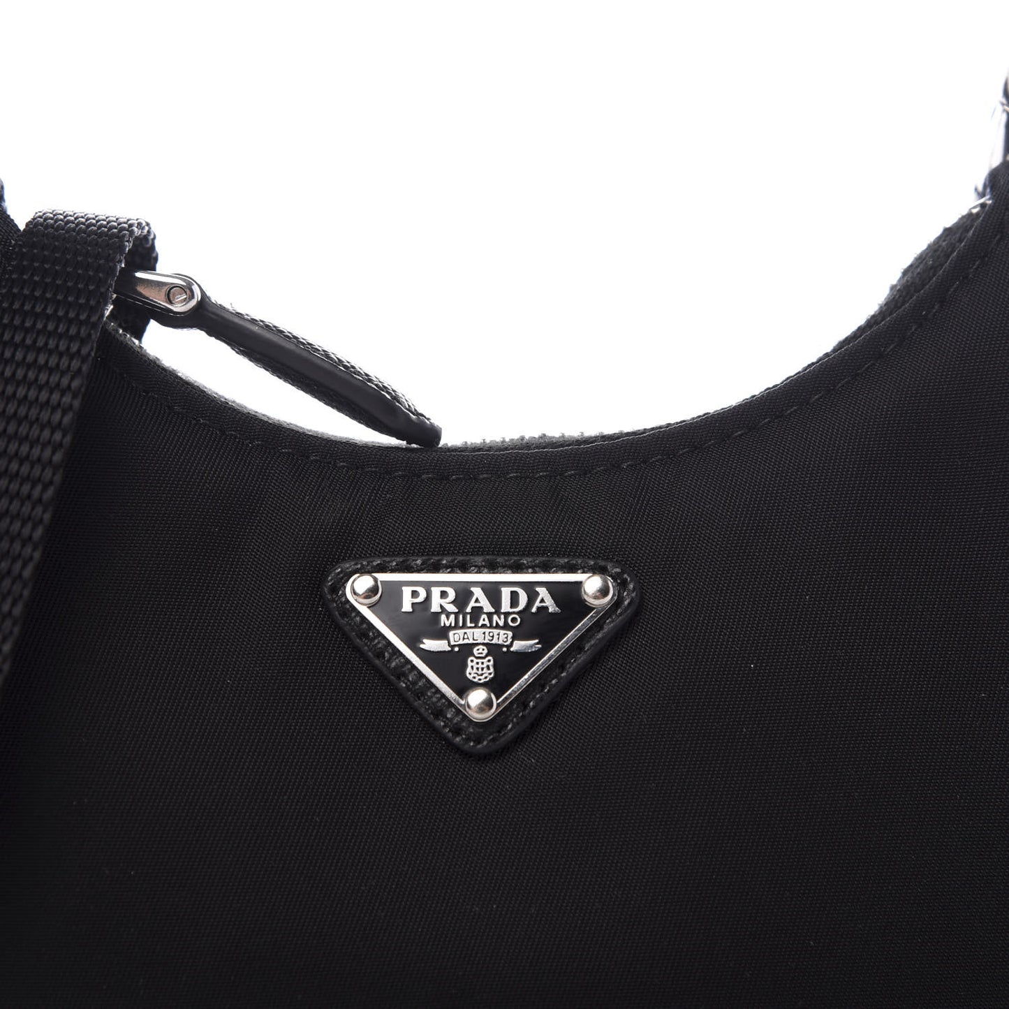 Tessuto Nylon Mini Re-Edition 2000 Shoulder Bag Black