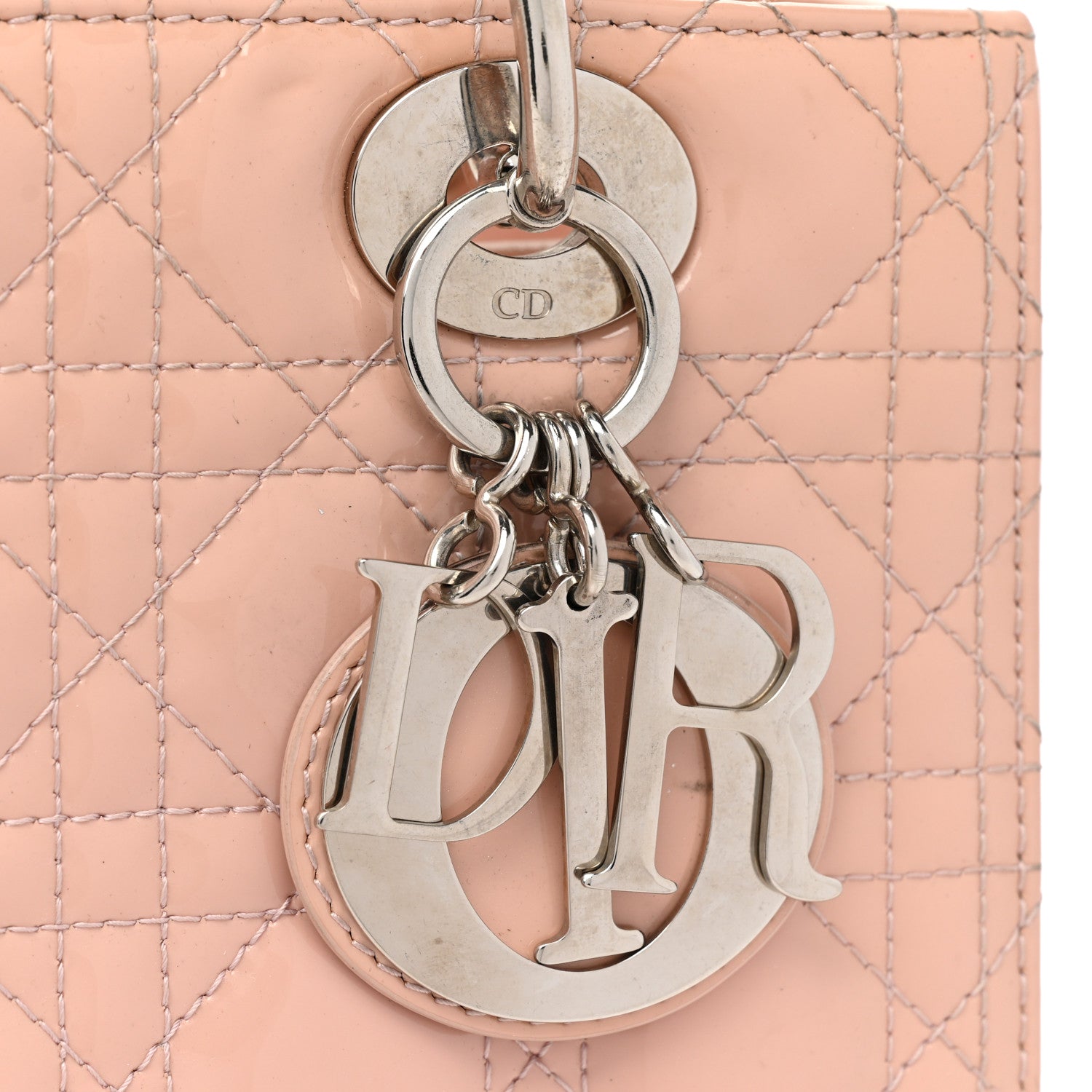Christian Dior Patent Cannage Medium Lady Dior Rose Clair 15 of 15