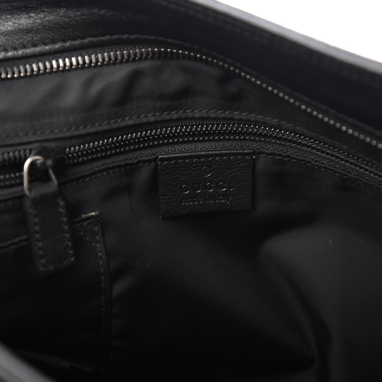 Gucci Guccissima Nylon Messenger Bag Black 8 of 10