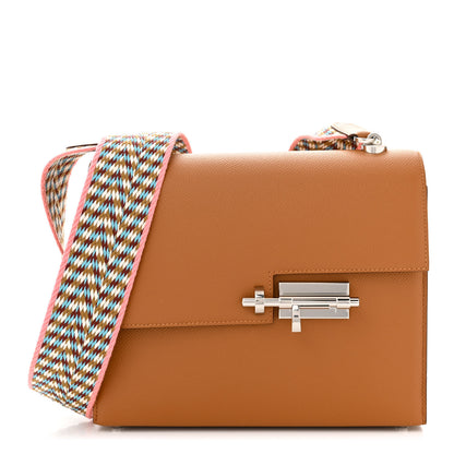 Hermes Epsom Verrou 21 Large Strap Gold 1 of 10