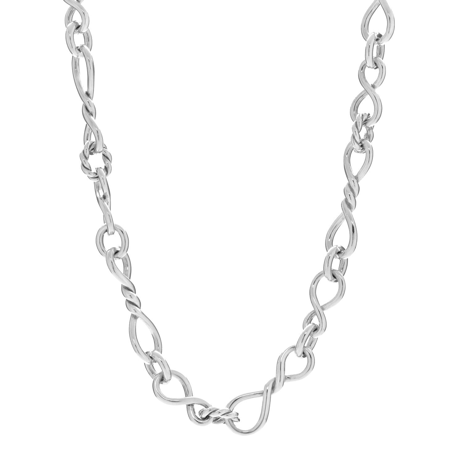 David Yurman Sterling Silver Continuance Chain Necklace 1 of 4