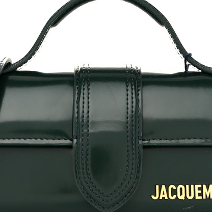 Jacquemus Glazed Calfskin Le Bambino Dark Green 7 of 10