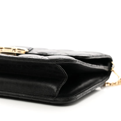 Christian Dior Lambskin Cannage Miss Dior Promenade Pouch Black 9 of 10