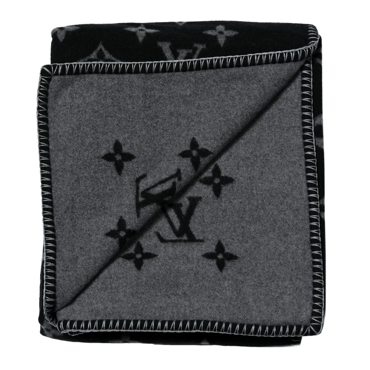 Wool Monogram Eclipse Blanket