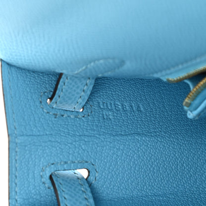 Hermes Epsom Kelly Sellier 25 Celeste 6 of 10