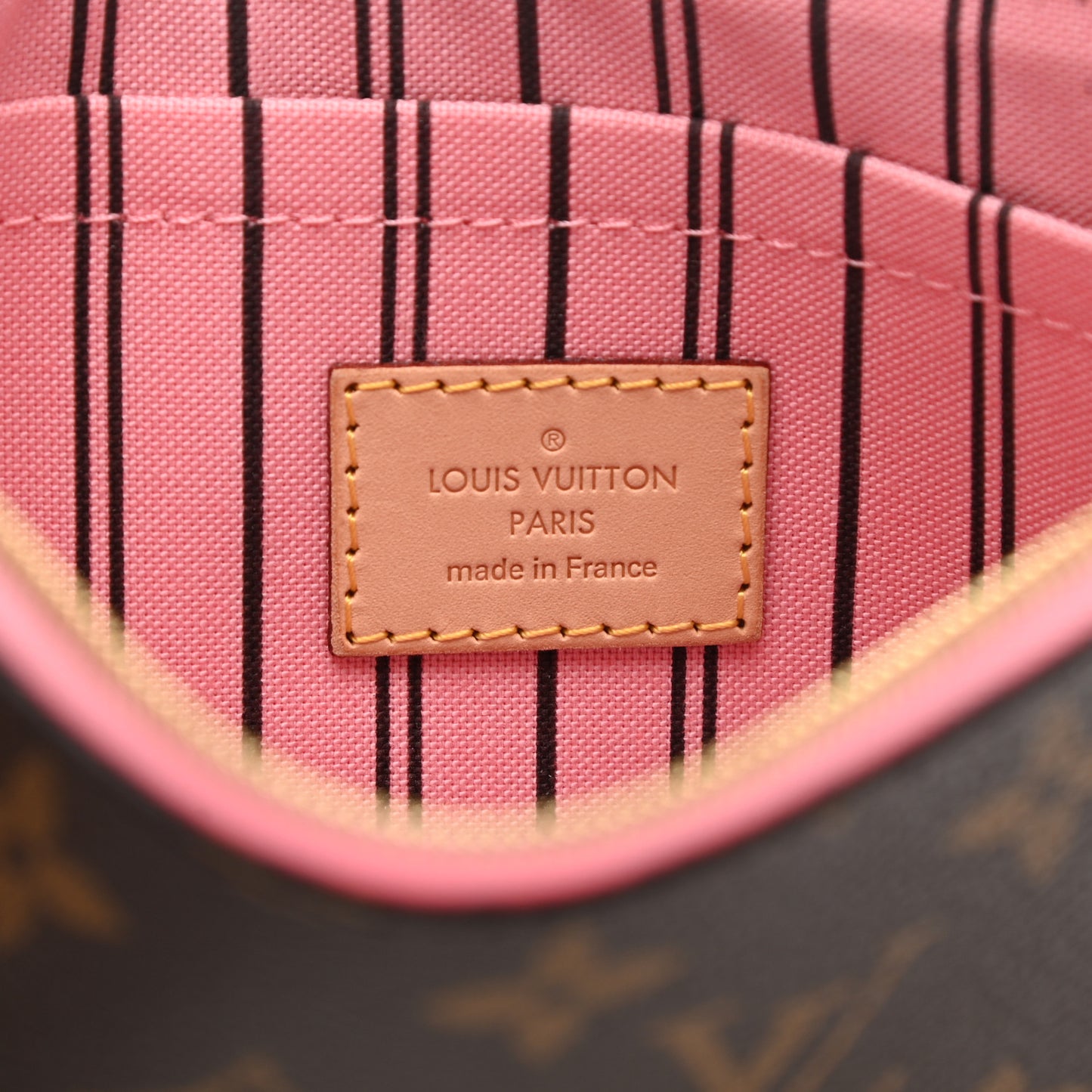 Monogram Neverfull MM GM Pochette Sugar Pink