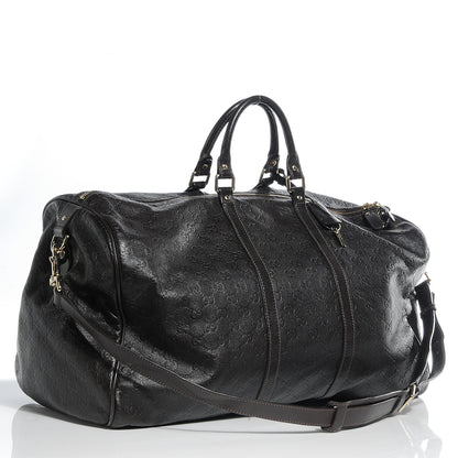 Gucci Guccissima Large Carry On Duffle Chocolate 3 of 8