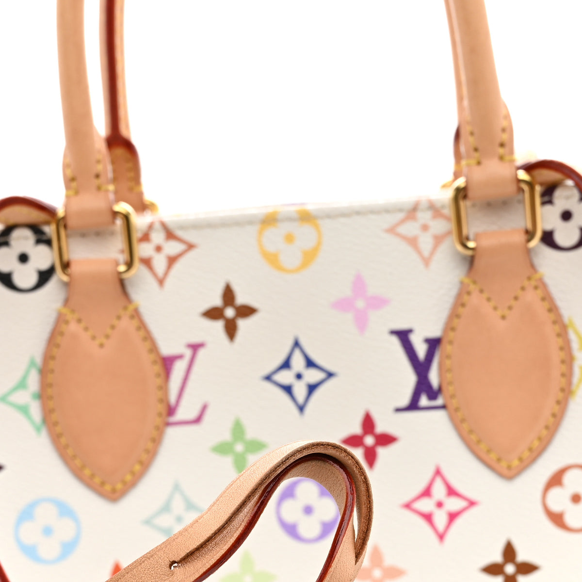 Louis Vuitton LV X TM Monogram Multicolor Onthego MM White 10 of 11