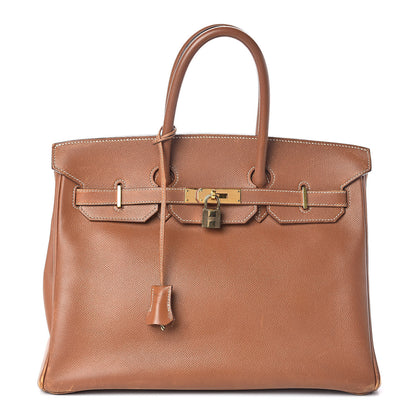 Hermes Courchevel Birkin 35 Gold 1 of 44