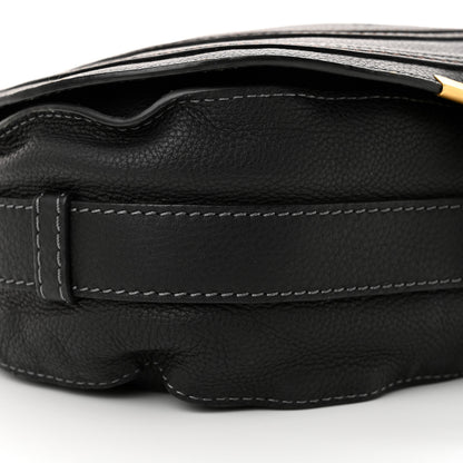 Chloe Calfskin Medium Marcie Round Crossbody Bag Black 9 of 10
