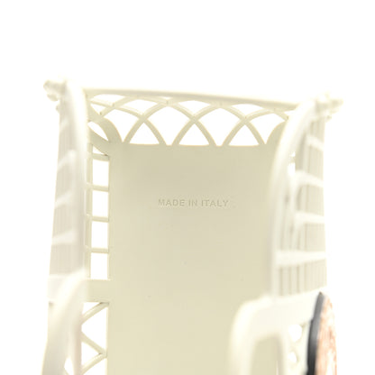 Fendi Recycled Plastic Vitello Liberty Matte Small Fendi Basket White Ice Miele Scuro 7 of 12