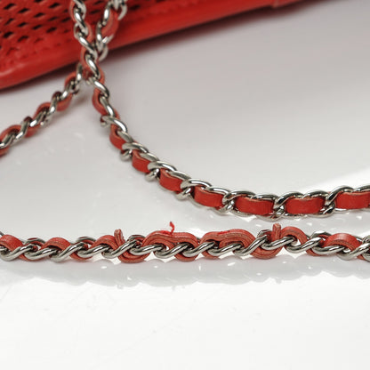 Chanel Perforated Calfskin Small Up In The Air Flap Red 5 of 8