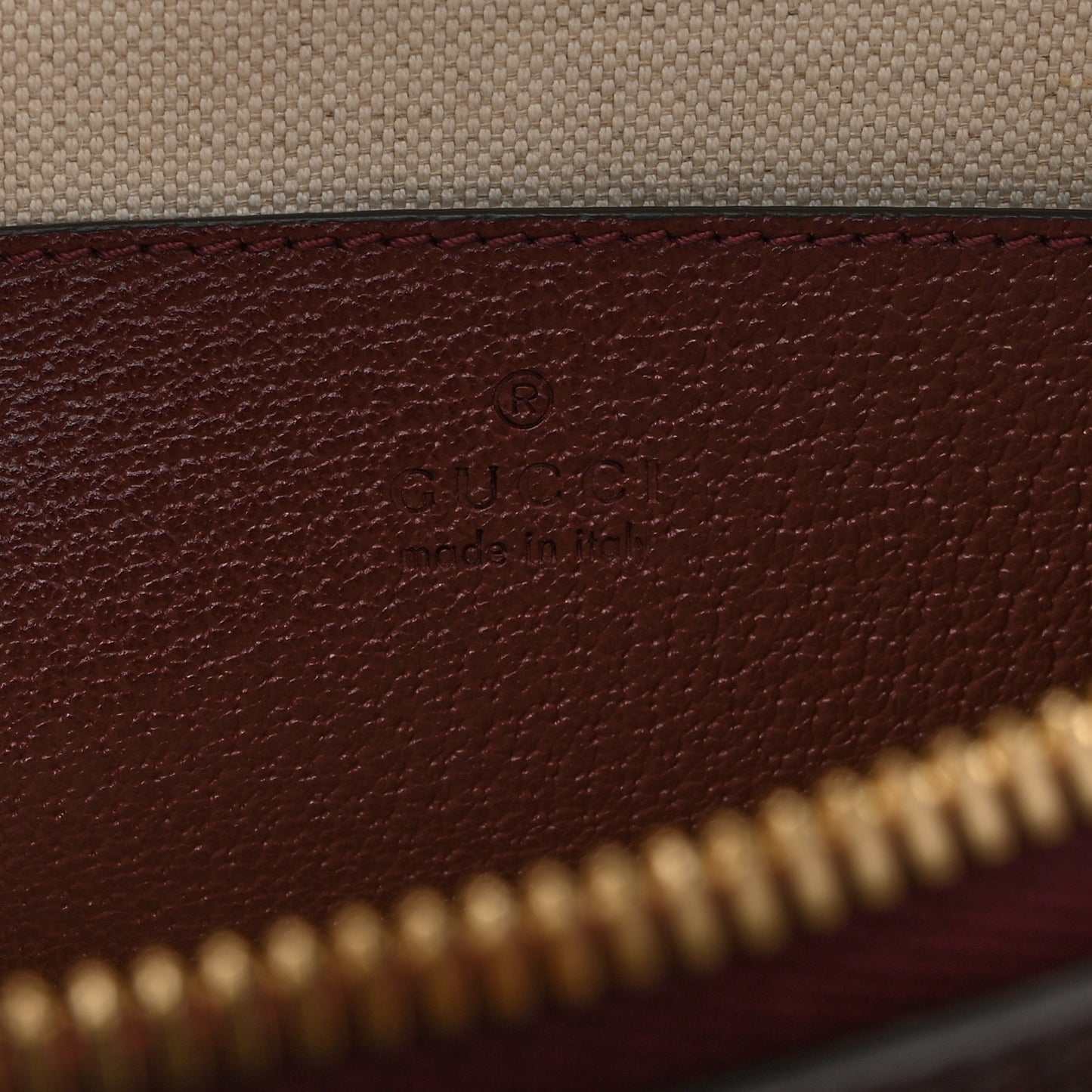 Monogram Textured Dollar Calfskin Mini Horsebit 1955 Top Handle Bag Sahara Rubino Chardonnay