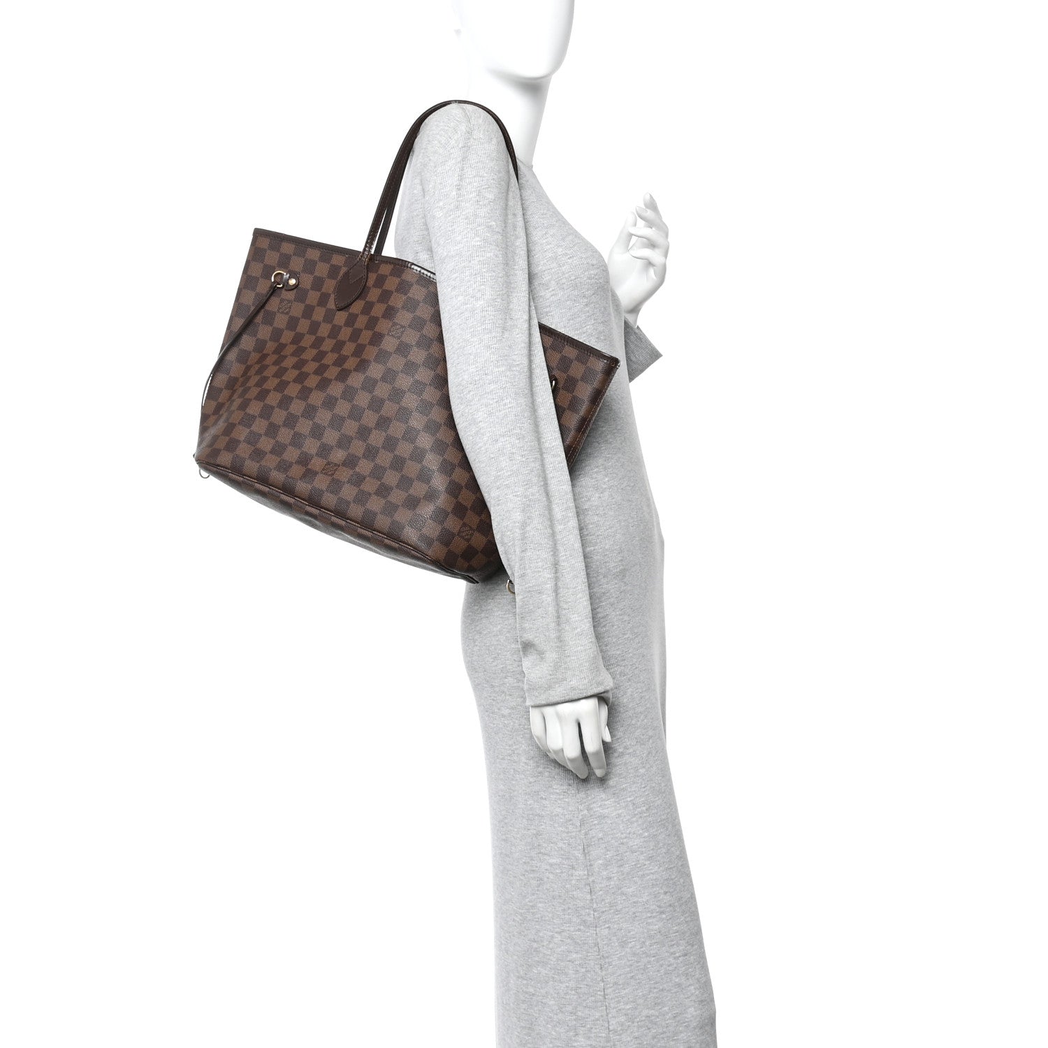 Louis Vuitton Damier Ebene Neverfull MM 2 of 12