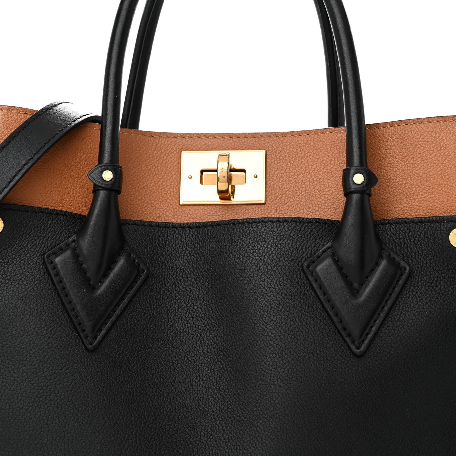 Louis Vuitton Calfskin Monogram On My Side Black 7 of 11