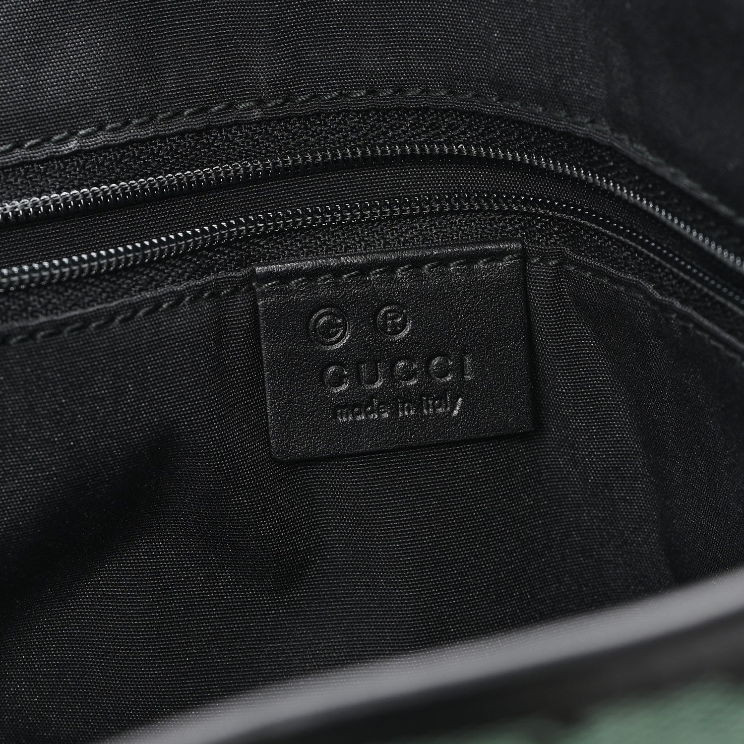 Gucci Monogram Tote Bag Green 6 of 10