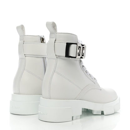 Givenchy Calfskin 4G Terra Boots 36.5 White 4 of 11