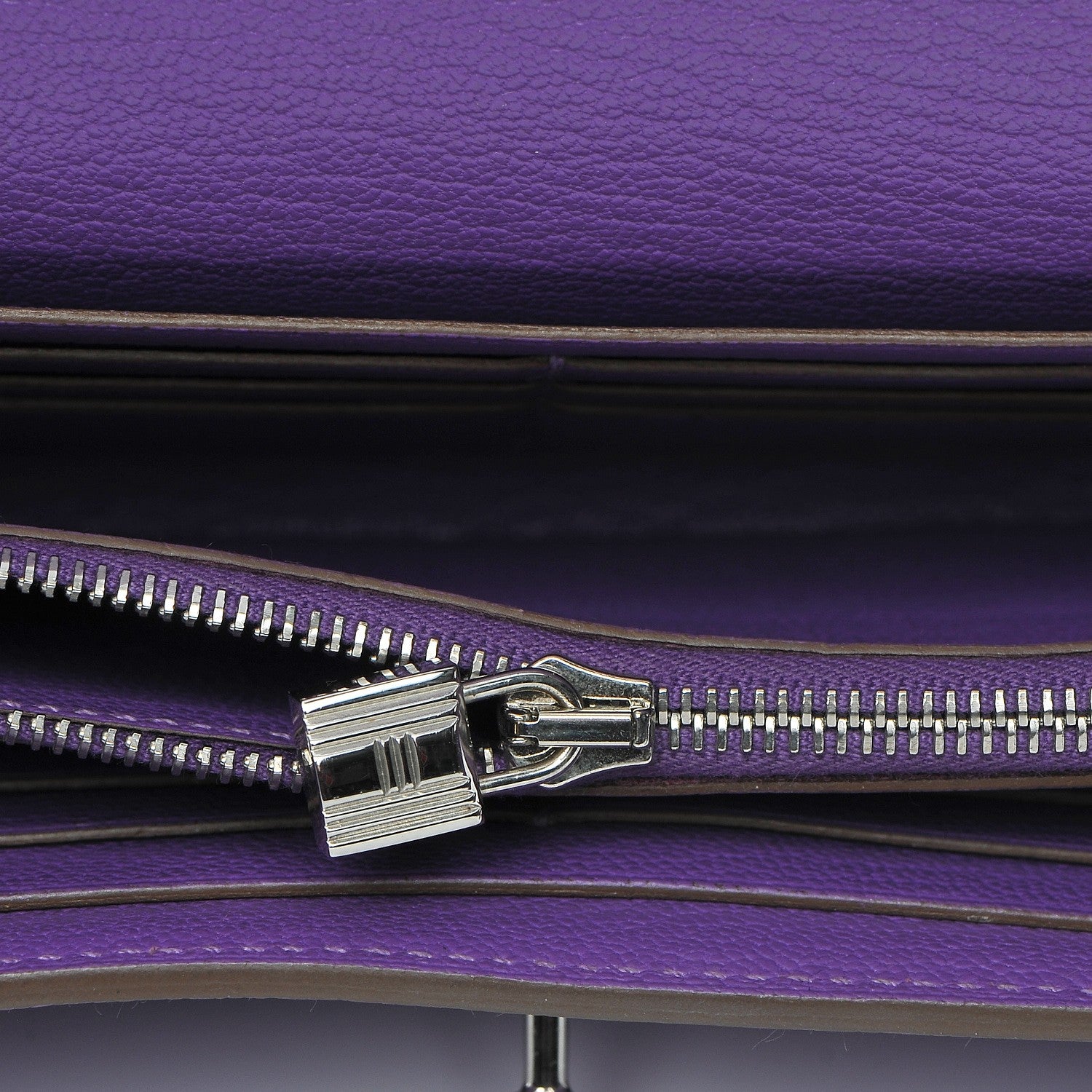 Hermes Chevre Mysore Kelly Longue Wallet Parme 10 of 22
