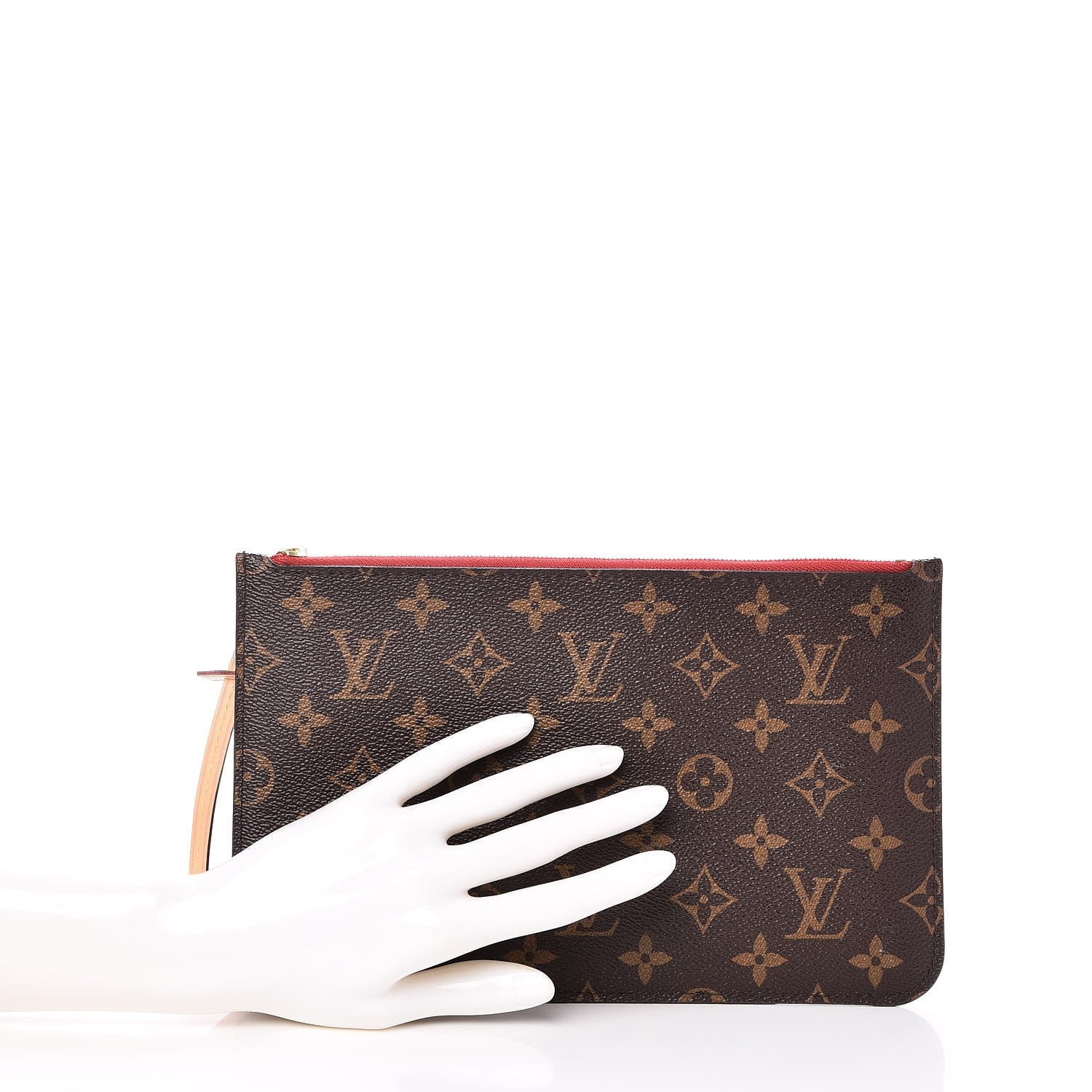 Louis Vuitton Monogram Neverfull MM GM Pochette Cherry 2 of 7