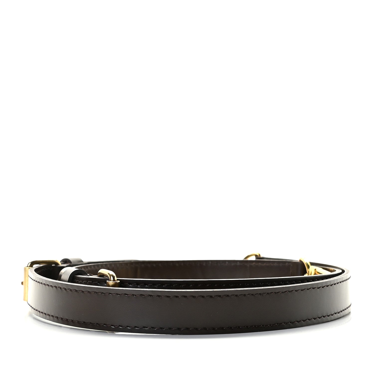 Louis Vuitton Calfskin Adjustable Bandouliere Shoulder Strap Brown 2 of 6