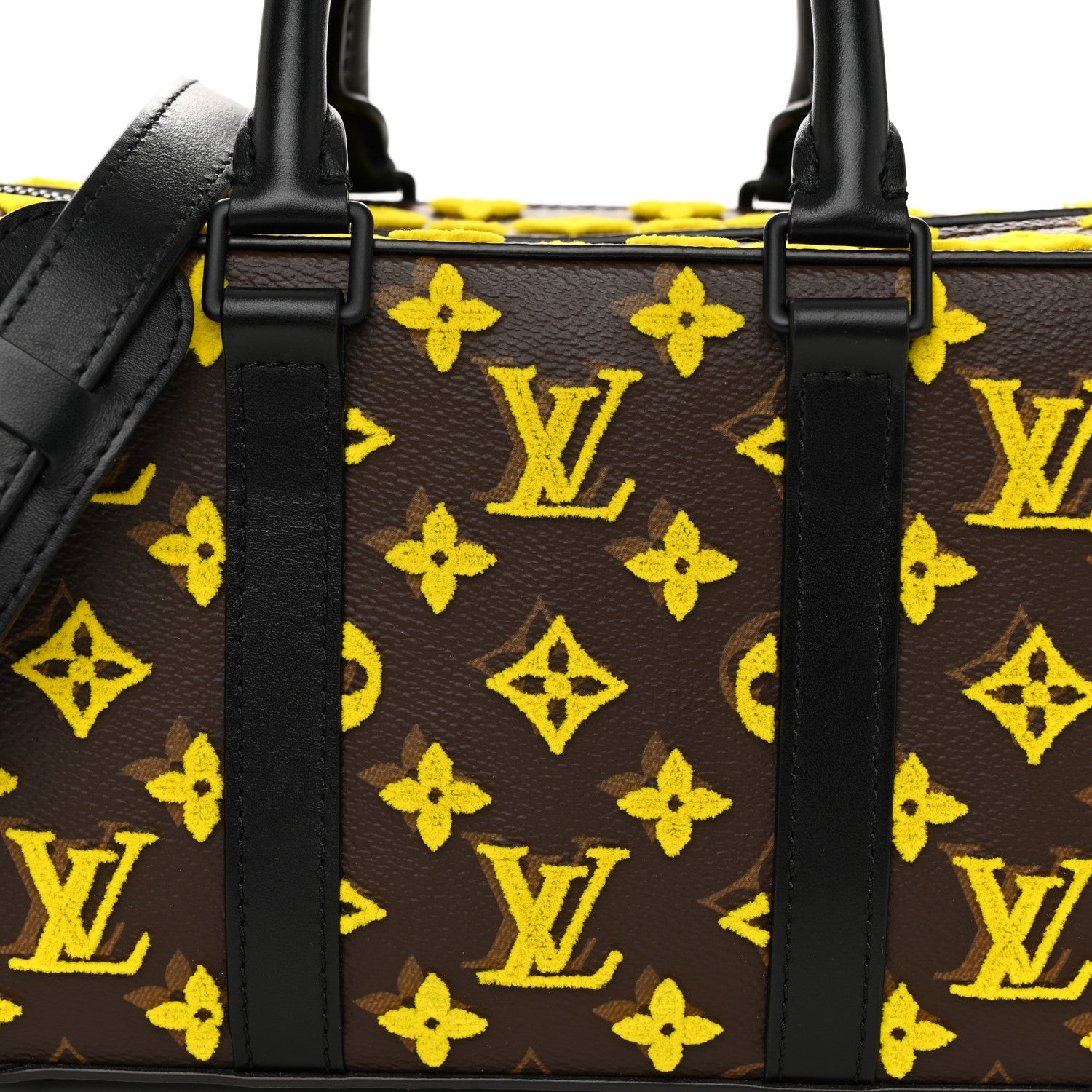 Louis Vuitton Monogram Tuffetage Speedy Trunk Jaune 1640411