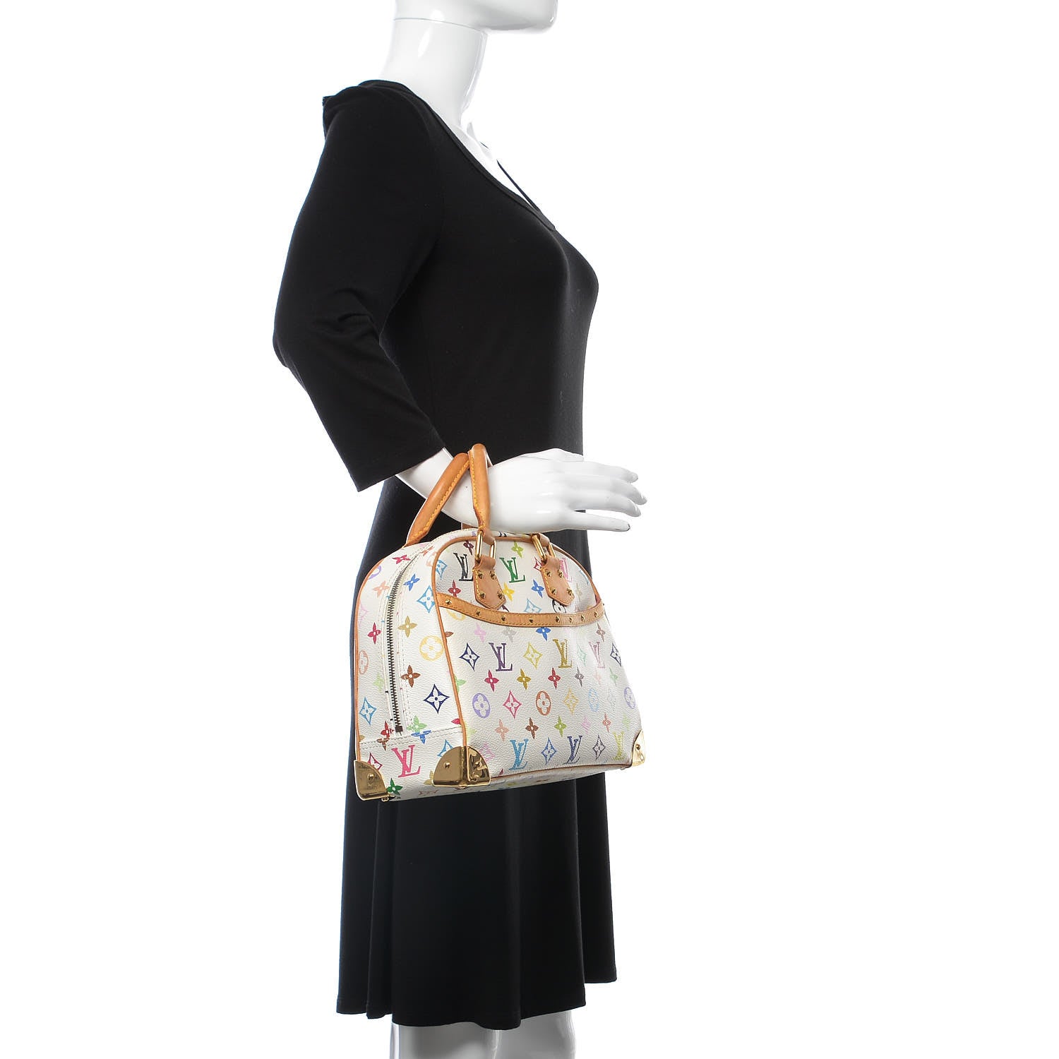 Louis Vuitton Monogram Multicolor Trouville White 2 of 12