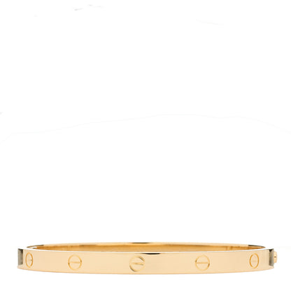 Cartier 18K Yellow Gold Medium LOVE Bracelet 17 1 of 9