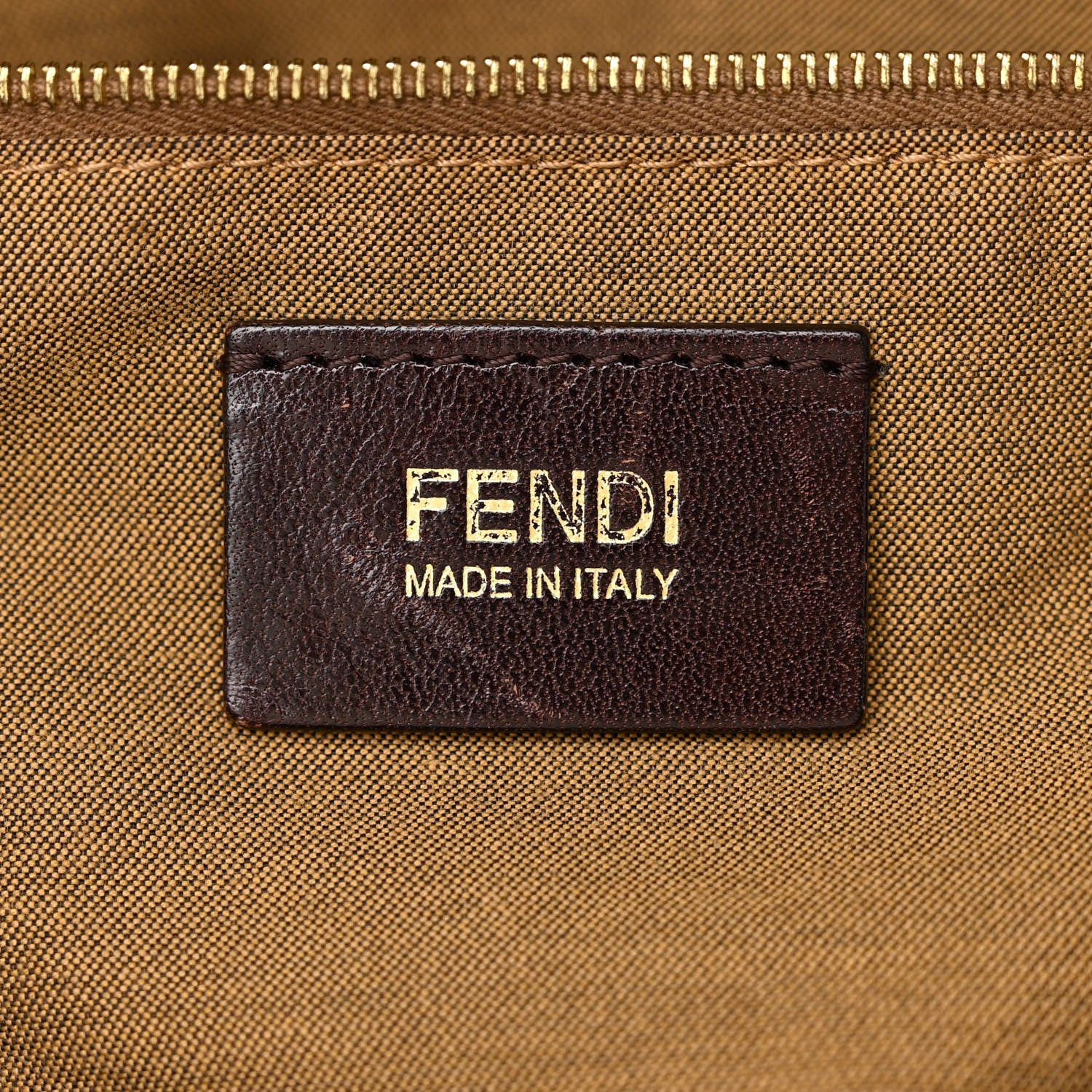Fendi Zucca Large Chef Shopper Tote Tobacco 6 of 15