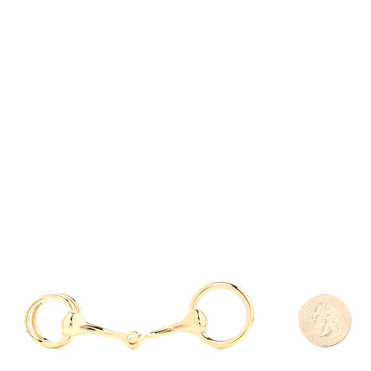 Hermes Permabrass Mors Scarf Ring Gold 2 of 5