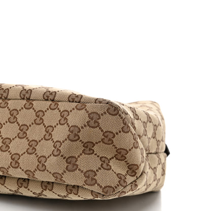 Gucci Monogram Medium Horsebit Chain Hobo Dark Brown 10 of 10