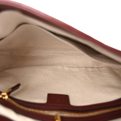 Gucci Monogram Azalea Calfskin Web Small Jackie 1961 Hobo Sahara Rubino Chardonnay 5 of 10