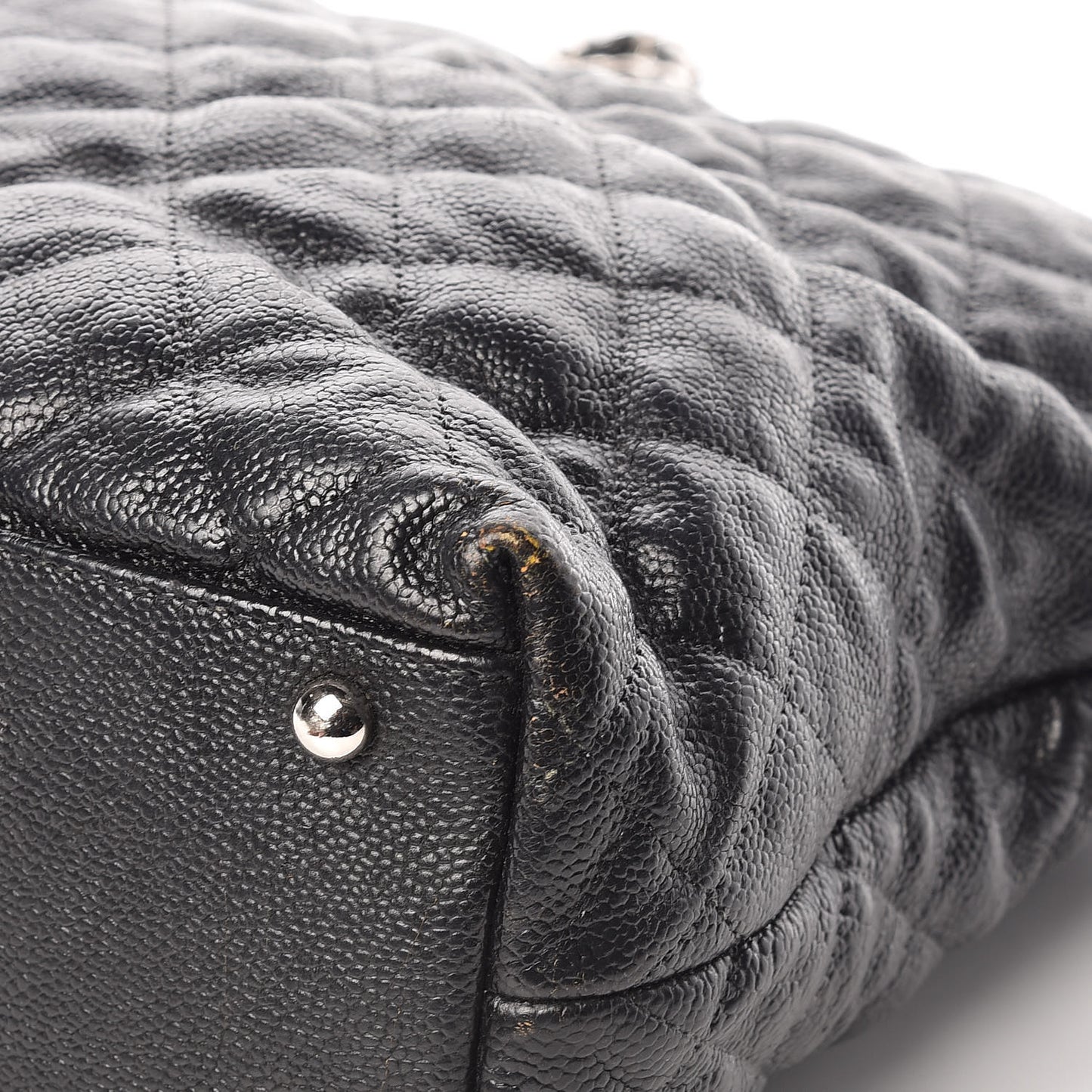 Caviar Quilted French Riviera Hobo Black