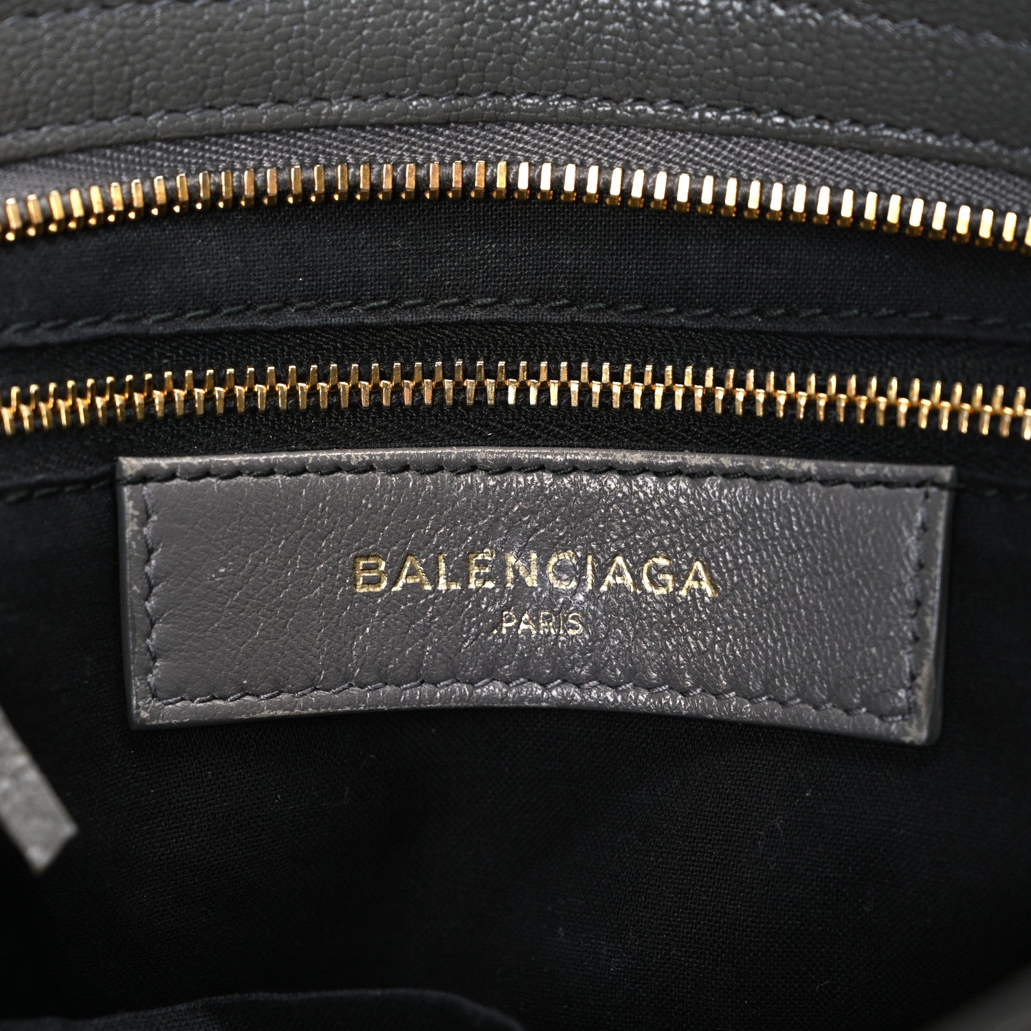 Balenciaga Chevre Gold Metallic Edge Hardware S City Gris Acier 7 of 13