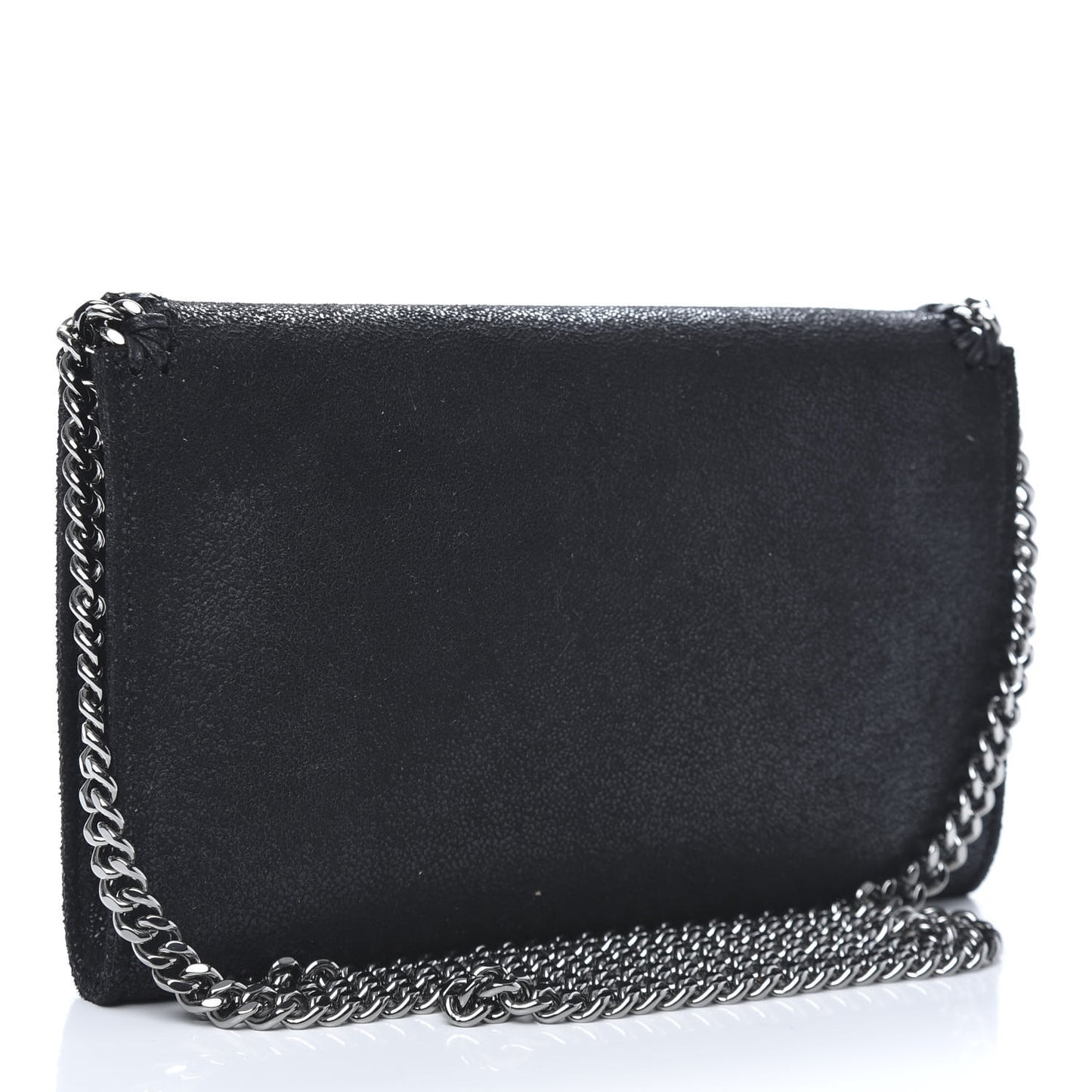 Shaggy Deer Mini Falabella Crossbody Bag Black