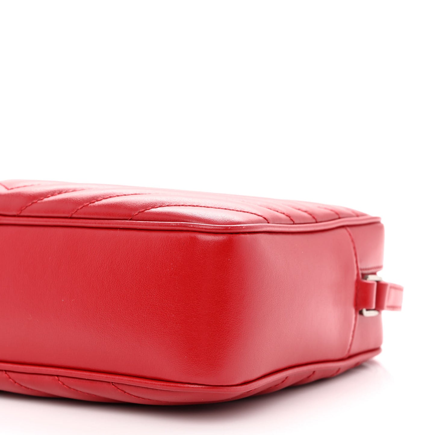 Calfskin Matelasse Monogram Lou Camera Bag Red