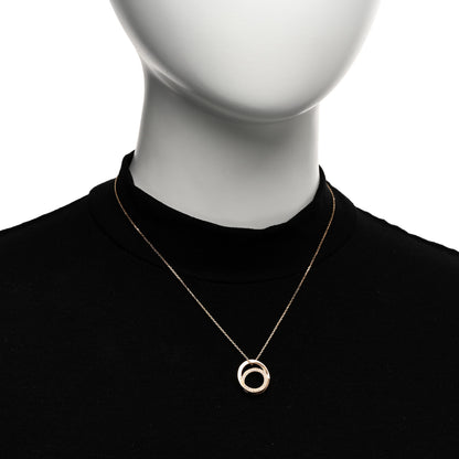 Cartier 18K Pink Gold Diamond Etincelle De Cartier Pendant Necklace 2 of 4