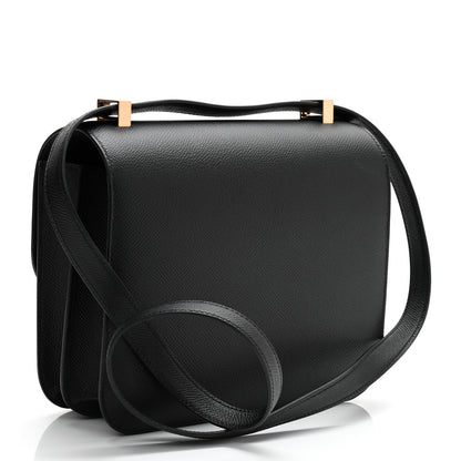 Hermes Epsom Constance 24 Black 6 of 21