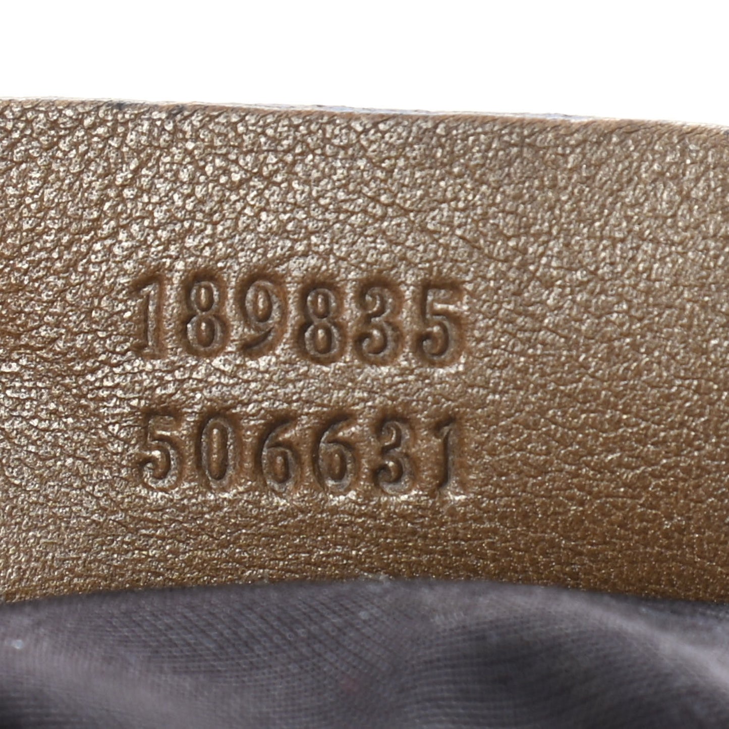 Metallic Guccissima Large D Gold Ring Hobo Gold