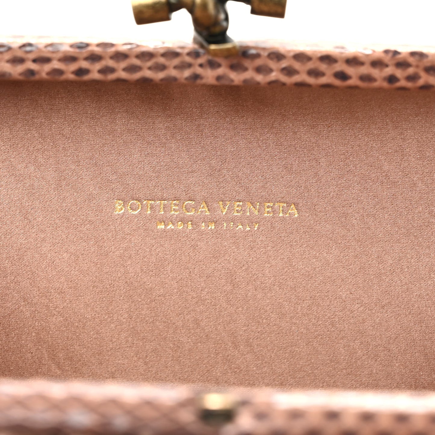 Satin Intreccio Impero Ayers Knot Clutch Blush