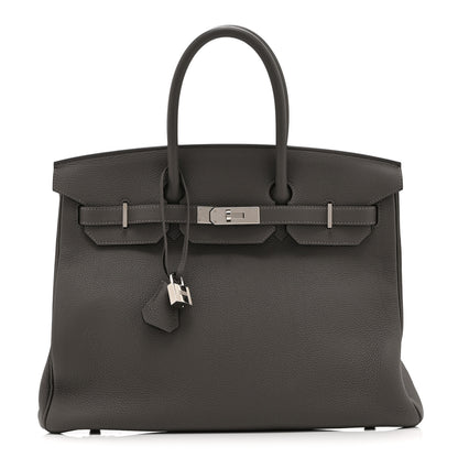 Hermes Togo Birkin 35 Etain 1 of 10